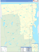 Clinton County, NY Digital Map Basic Style