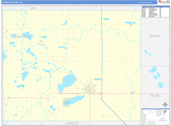 Codington County, SD Digital Map Basic Style