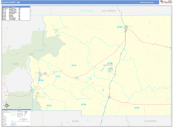 Colfax County, NM Digital Map Basic Style