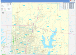 Collin County, TX Digital Map Basic Style