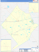 Colorado County, TX Digital Map Basic Style