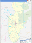 Columbia County, FL Digital Map Basic Style