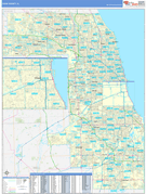 Cook County, IL Digital Map Basic Style