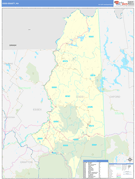 Coos County, NH Digital Map Basic Style