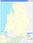 Coos County, OR Digital Map Basic Style