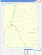Cortland County, NY Digital Map Basic Style