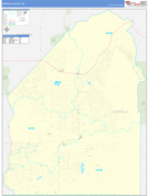 Costilla County, CO Digital Map Basic Style