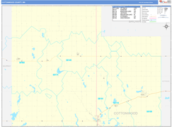 Cottonwood County, MN Digital Map Basic Style