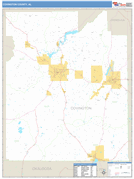 Covington County, AL Digital Map Basic Style