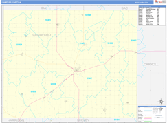 Crawford County, IA Digital Map Basic Style