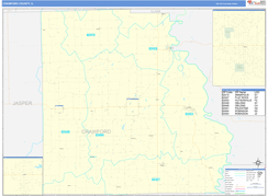 Crawford County, IL Digital Map Basic Style