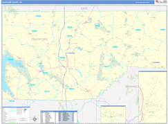 Crawford County, PA Digital Map Basic Style