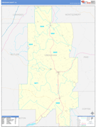 Crenshaw County, AL Digital Map Basic Style