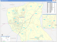 Cumberland County, NC Digital Map Basic Style