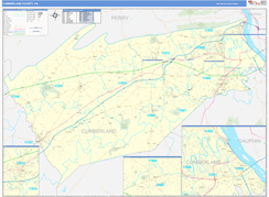Cumberland County, PA Digital Map Basic Style