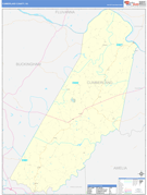 Cumberland County, VA Digital Map Basic Style