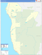 Curry County, OR Digital Map Basic Style