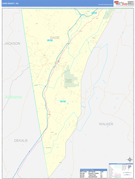 Dade County, GA Digital Map Basic Style