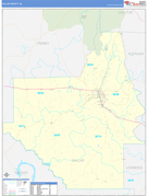 Dallas County, AL Digital Map Basic Style