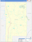 Dallas County, MO Digital Map Basic Style