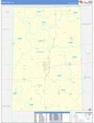 Darke County, OH Digital Map Basic Style