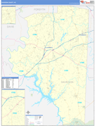 Davidson County, NC Digital Map Basic Style