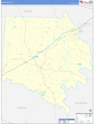 Davie County, NC Digital Map Basic Style
