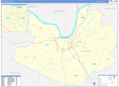 Daviess County, KY Digital Map Basic Style