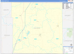 Daviess County, MO Digital Map Basic Style