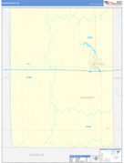 Davison County, SD Digital Map Basic Style
