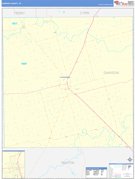 Dawson County, TX Digital Map Basic Style