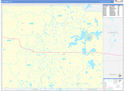 Day County, SD Digital Map Basic Style