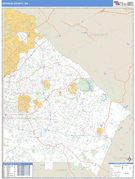 DeKalb County, GA Digital Map Basic Style