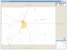 DeSoto County, FL Digital Map Basic Style