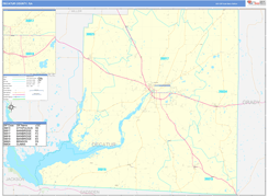 Decatur County, GA Digital Map Basic Style