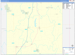 Decatur County, IA Digital Map Basic Style