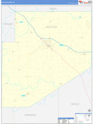 Decatur County, IN Digital Map Basic Style