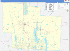 Delaware County, OH Digital Map Basic Style