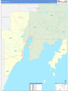 Delta County, MI Digital Map Basic Style