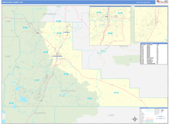 Deschutes County, OR Digital Map Basic Style