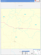 Dickens County, TX Digital Map Basic Style
