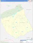 Dickenson County, VA Digital Map Basic Style