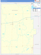 Dickinson County, KS Digital Map Basic Style