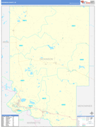 Dickinson County, MI Digital Map Basic Style