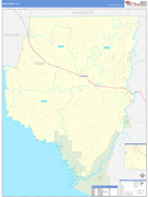 Dixie County, FL Digital Map Basic Style