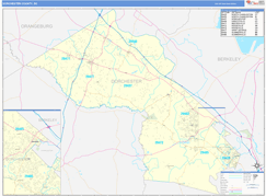 Dorchester County, SC Digital Map Basic Style