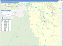 Douglas County, CO Digital Map Basic Style