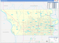 Douglas County, NE Digital Map Basic Style