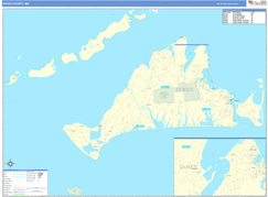 Dukes County, MA Digital Map Basic Style