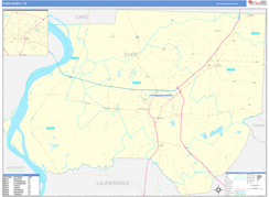Dyer County, TN Digital Map Basic Style